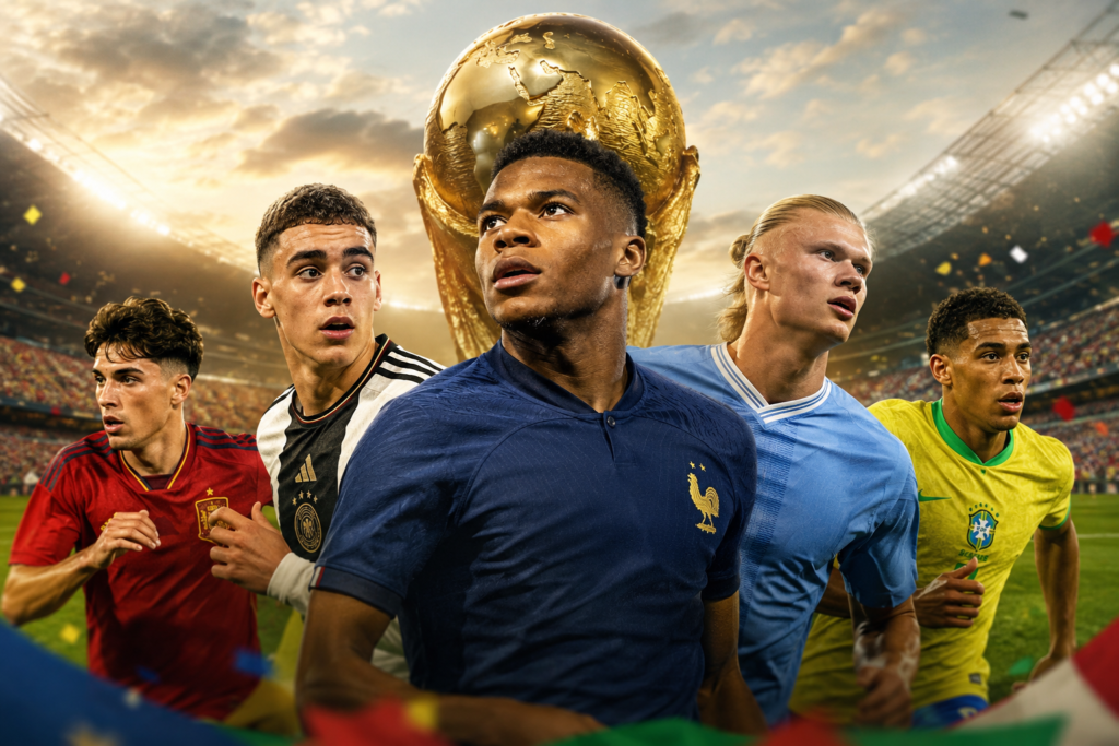 Craques da Nova Geração: Os Jogadores Que Devem Brilhar na Copa de 2026